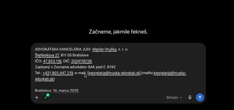 Zmena typu cenzúrovanej hodnoty cez ponuku Typ